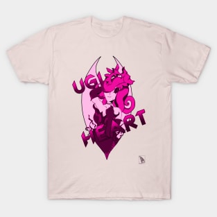 Midnight Mass - Demonique - Ugly Heart - Extra PINK T-Shirt